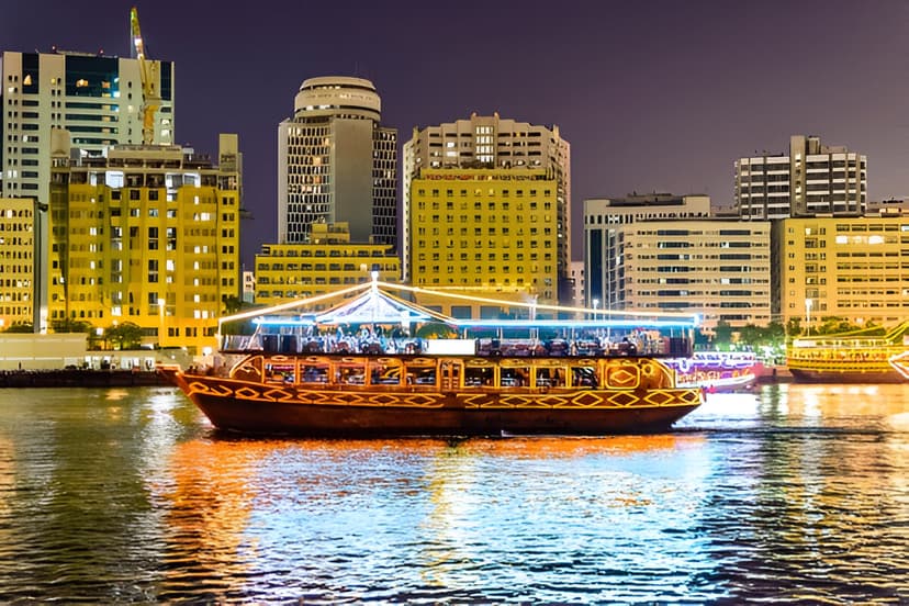 Day 1 Arrive at Dubai - Marina Dhow Cruise with Dinner